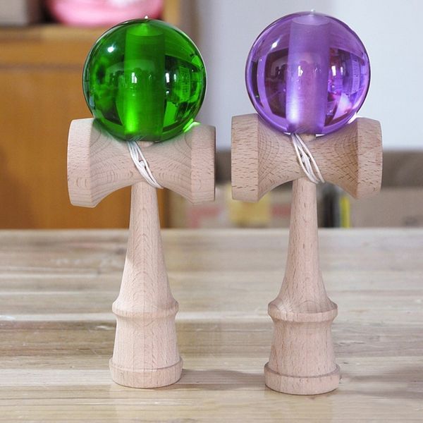 transparent kendama wooden toys 18cm beech kendama ball skillful juggling ball fidget toys professional leisure sports bilboquet y200428
transparent kendama wooden toys 18cm beech kendama ball skillful juggling ball fidget toys professional leisure sports bilboquet y200428