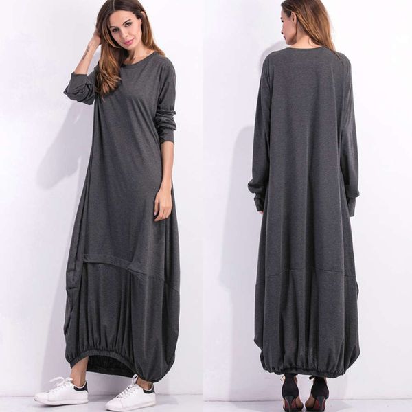 drs 2019 women's size loose plus irregular long sleeve crew neck casual t-shirt, Black;gray
drs 2019 women's size loose plus irregular long sleeve crew neck casual t-shirt, Black;gray