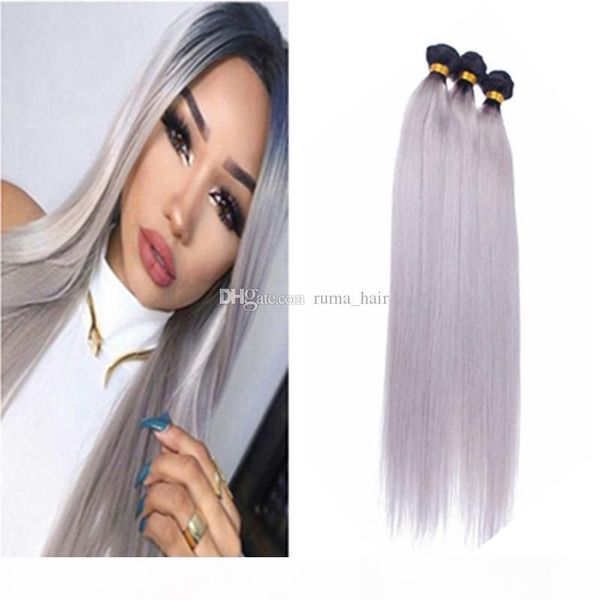 8a ombre 1b grey malaysian straight hair 3 bundles two tone wholesale 100% human hair unprocessed peruvian sliver grey hair weave, Black;brown
8a ombre 1b grey malaysian straight hair 3 bundles two tone wholesale 100% human hair unprocessed peruvian sliver grey hair weave, Black;brown