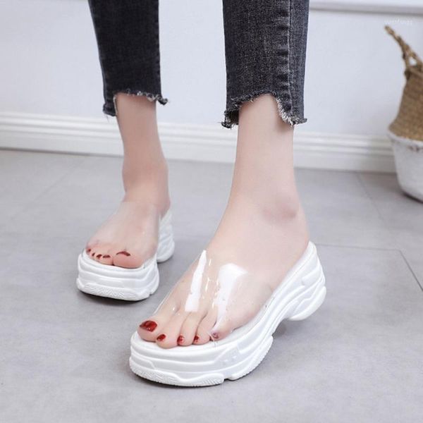 women's slippers 2019 summer casual transparent beach shoes high heels female shoes chunky slippers for woman summer shoe1, Black
women's slippers 2019 summer casual transparent beach shoes high heels female shoes chunky slippers for woman summer shoe1, Black