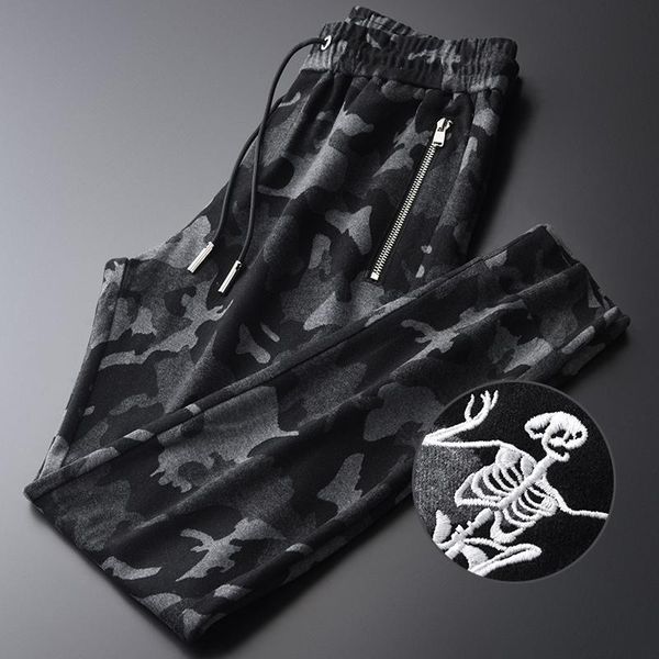 minglu mens pants luxury camouflage combined fabric thicken pants men plus size 4xl elastic waist slim fit sport man trousers, Black
minglu mens pants luxury camouflage combined fabric thicken pants men plus size 4xl elastic waist slim fit sport man trousers, Black