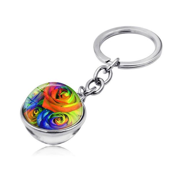 handmade glass cabochon keychain jewelry with silver color rose flower glass ball car keychain ring for men gift wmtpbf xhlove
handmade glass cabochon keychain jewelry with silver color rose flower glass ball car keychain ring for men gift wmtpbf xhlove