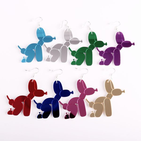 new cute animal funny dog big dangle earrings for women 8 colors mirror acrylic trendy jewelry unique accessories, Silver
new cute animal funny dog big dangle earrings for women 8 colors mirror acrylic trendy jewelry unique accessories, Silver