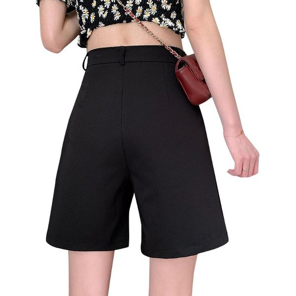 women's shorts women wide leg summer straight high waisted short pants casual office aic88, White;black
women's shorts women wide leg summer straight high waisted short pants casual office aic88, White;black