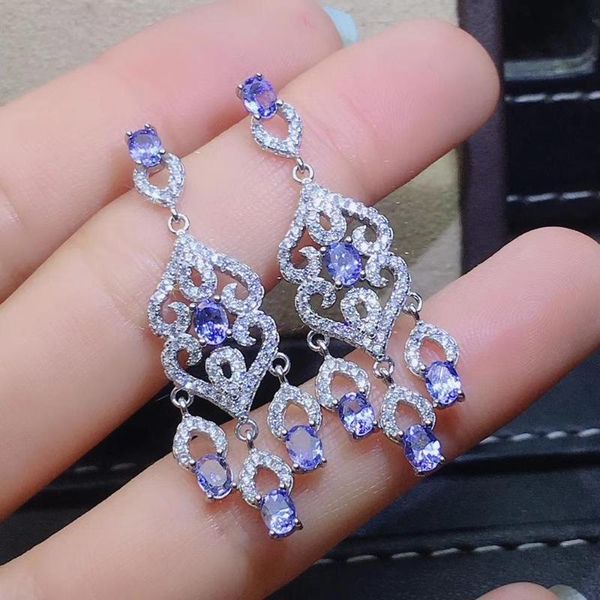 stud the anniversary gift 100% natural and real tanzanite earring 925 sterling silver fine jewelry, Golden;silver
stud the anniversary gift 100% natural and real tanzanite earring 925 sterling silver fine jewelry, Golden;silver
