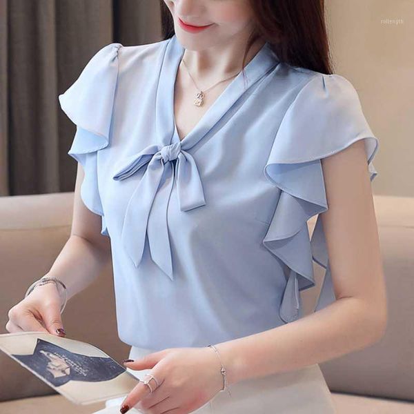 blusas mujer de moda 2020 short sleeve summer women chiffon blouse shirt bow v collar women shirts womens and blouses b2041, White
blusas mujer de moda 2020 short sleeve summer women chiffon blouse shirt bow v collar women shirts womens and blouses b2041, White