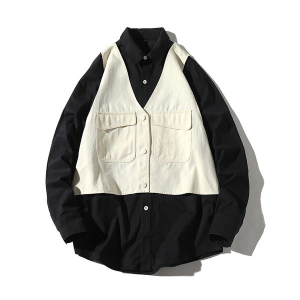 2020 new fall harajuku colour block jacket streetwear high street casual fashion for male size s-4xl, Black;brown
2020 new fall harajuku colour block jacket streetwear high street casual fashion for male size s-4xl, Black;brown