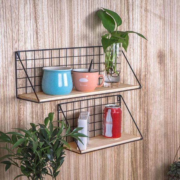 hooks & rails mesh wired wall shelf organizer storage holder wooden iron floating shleves rack for kitchen bedroom home kid room
hooks & rails mesh wired wall shelf organizer storage holder wooden iron floating shleves rack for kitchen bedroom home kid room