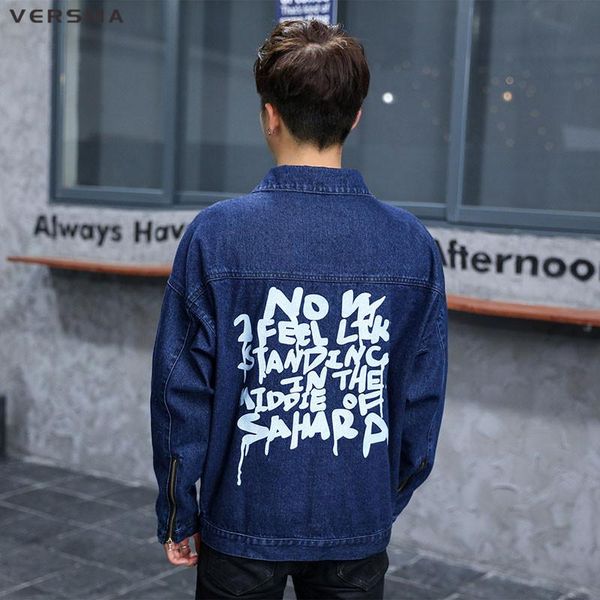 versma new korean harajuku letter printed zipper patch denim shirt men chemise black mens long sleeve denim jacket plus size 5xl, White;black
versma new korean harajuku letter printed zipper patch denim shirt men chemise black mens long sleeve denim jacket plus size 5xl, White;black