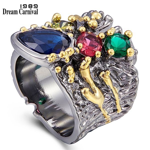 dreamcarnival1989 exaggerated personality colorful zircon ring for women wedding engagement jewelry thick design rings wa11757 201218, Silver
dreamcarnival1989 exaggerated personality colorful zircon ring for women wedding engagement jewelry thick design rings wa11757 201218, Silver