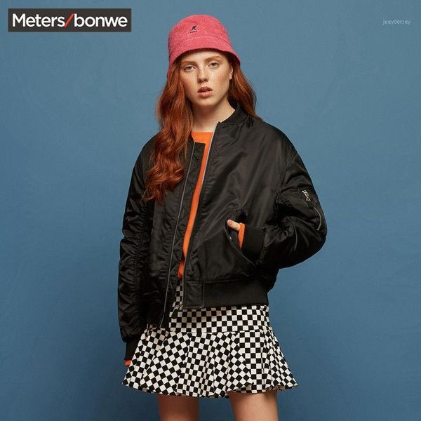 metersbonwe short baseball coat women's winter new casual fashion trend coat1, Black
metersbonwe short baseball coat women's winter new casual fashion trend coat1, Black