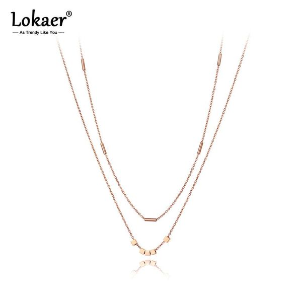 chokers lokaer trendy stainless steel double-layer geometric chain choker necklace jewelry beach party pendant for women n20218, Golden;silver
chokers lokaer trendy stainless steel double-layer geometric chain choker necklace jewelry beach party pendant for women n20218, Golden;silver