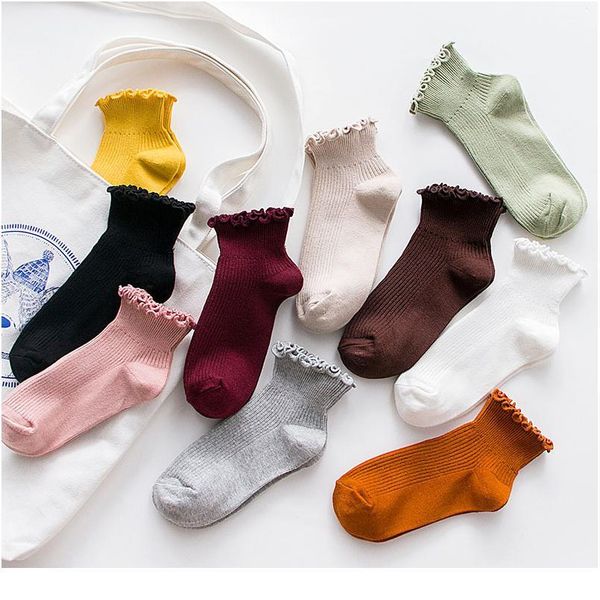 candy lace solid color cute sweet girl fashion socks pure cotton wood ear light mouth cotton women bbyfdy, Black
candy lace solid color cute sweet girl fashion socks pure cotton wood ear light mouth cotton women bbyfdy, Black