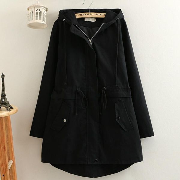 2019 new spring autumn trench coat women female windbreaker coats large size 4xl loose long hooded outerwear re25101, Tan;black
2019 new spring autumn trench coat women female windbreaker coats large size 4xl loose long hooded outerwear re25101, Tan;black