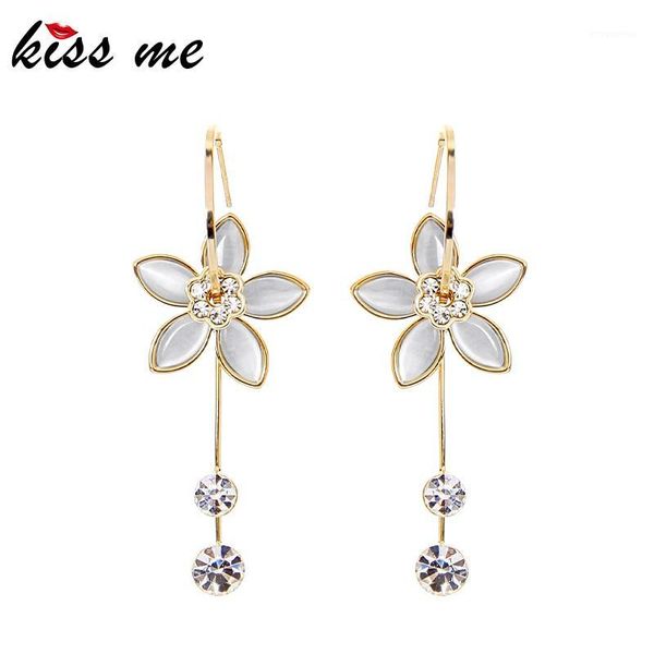 kissme elegant crystal multicolor opal flower drop earrings for women gifts gold color brass dangle earrings new fashion jewelry1, Silver
kissme elegant crystal multicolor opal flower drop earrings for women gifts gold color brass dangle earrings new fashion jewelry1, Silver