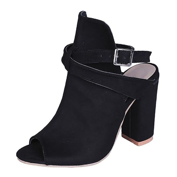 women sandals summer shoes women fashion solid flock peep toe square heel hasp sandals high heeled shoes sapato feminino #lr4, Black
women sandals summer shoes women fashion solid flock peep toe square heel hasp sandals high heeled shoes sapato feminino #lr4, Black