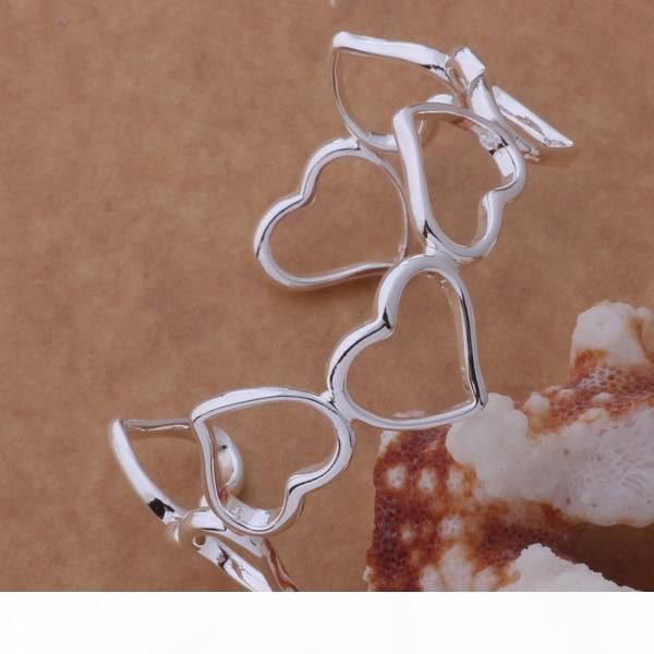 10pcs lot gift factory price wholesale new 925 sterling silver 8 heart bracelets bangle jewelry 1291, Black
10pcs lot gift factory price wholesale new 925 sterling silver 8 heart bracelets bangle jewelry 1291, Black