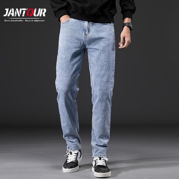 men's jeans autumn winter casual light blue men 2021 fashion clothing straight trousers elasticity streetwear long pants 28-36 38
men's jeans autumn winter casual light blue men 2021 fashion clothing straight trousers elasticity streetwear long pants 28-36 38