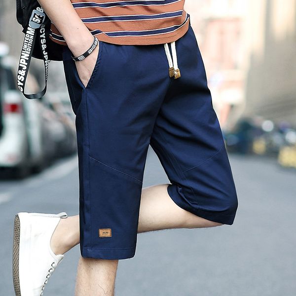 2021 new korean summer pants skinny cotton male bermudas drawstring knee length shorts fashion men clothing 82my, White;black 
2021 new korean summer pants skinny cotton male bermudas drawstring knee length shorts fashion men clothing 82my, White;black