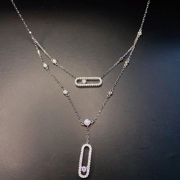 chains fashion luxury all-match -selling brand s925 sterling silver sliding lock pendant necklace high-end zircon jewelry 
chains fashion luxury all-match -selling brand s925 sterling silver sliding lock pendant necklace high-end zircon jewelry