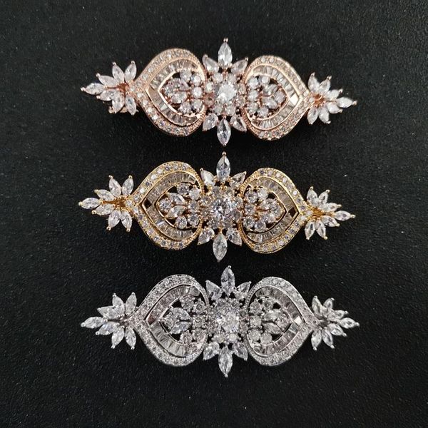 slbridal prong setting clear cubic zirconia wedding hair clip barrettes bridal cz headpieces hair accessories women jewelry, Golden;silver
slbridal prong setting clear cubic zirconia wedding hair clip barrettes bridal cz headpieces hair accessories women jewelry, Golden;silver