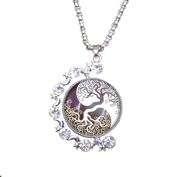 2020 cute rotatable double faced religion punk yin-yang tai chi tree of life necklace pendant men female women gift aw031-38, Silver
2020 cute rotatable double faced religion punk yin-yang tai chi tree of life necklace pendant men female women gift aw031-38, Silver
