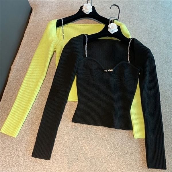 deat autumn winter women new fashion long sleeve square collar chain decoration pullovers casual knitted sweater rc843 201130, White;black
deat autumn winter women new fashion long sleeve square collar chain decoration pullovers casual knitted sweater rc843 201130, White;black