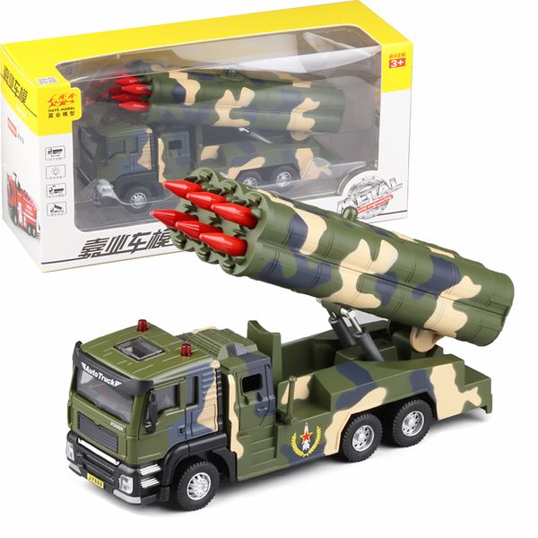 jiaye rocket missile launch chariot acousto optic force simulation model boy toy car
jiaye rocket missile launch chariot acousto optic force simulation model boy toy car