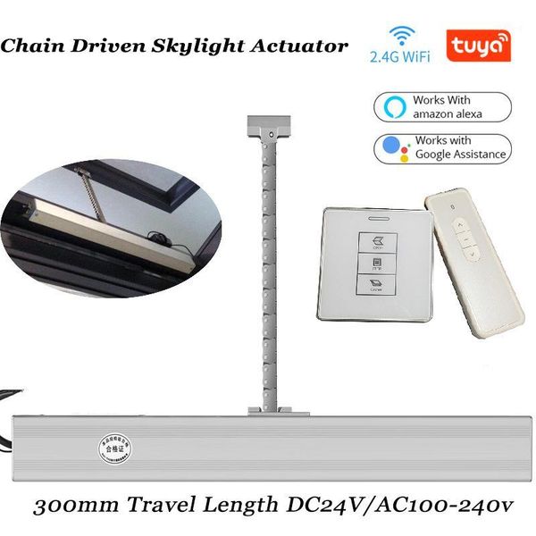 dc 24v 220v wifi chain window opener automatic close/open window actuator motorized skylight blind basement greenhouse1
dc 24v 220v wifi chain window opener automatic close/open window actuator motorized skylight blind basement greenhouse1