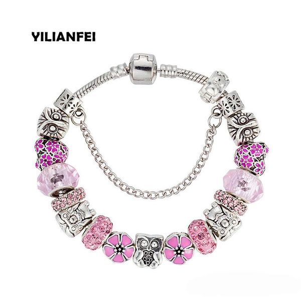 charm bracelets silver plating fashion cute pan & bangles with pink chamilia/crystal/glass beads for women bt0199, Golden;silver
charm bracelets silver plating fashion cute pan & bangles with pink chamilia/crystal/glass beads for women bt0199, Golden;silver