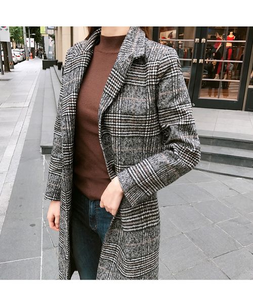 fancy casual womens mid long loose single plaid button mixes shirts outwear checking wool shackets streetwear jackets an9n, Black
fancy casual womens mid long loose single plaid button mixes shirts outwear checking wool shackets streetwear jackets an9n, Black