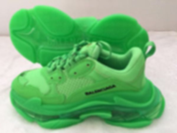 new lusso triple s men's and women's jogging shoes lusso fashion design coach neon green transparent sole sports triple-sneakers, Black
new lusso triple s men's and women's jogging shoes lusso fashion design coach neon green transparent sole sports triple-sneakers, Black