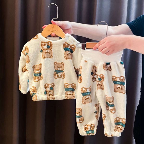 flannel pajamas set autumn winter thickened men's and women's home cloth children's clothing coral veet children, Blue;red
flannel pajamas set autumn winter thickened men's and women's home cloth children's clothing coral veet children, Blue;red