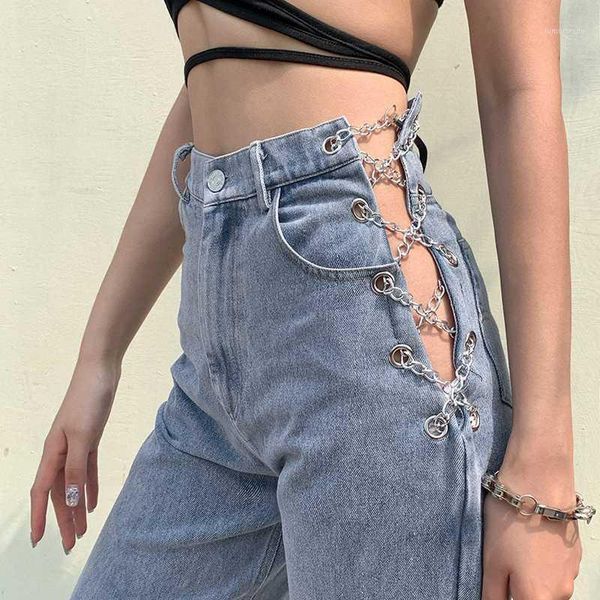 women's jeans 2021 harajuku high waist hollow out chain slim woman skinny streetwear quality straight1, Blue
women's jeans 2021 harajuku high waist hollow out chain slim woman skinny streetwear quality straight1, Blue