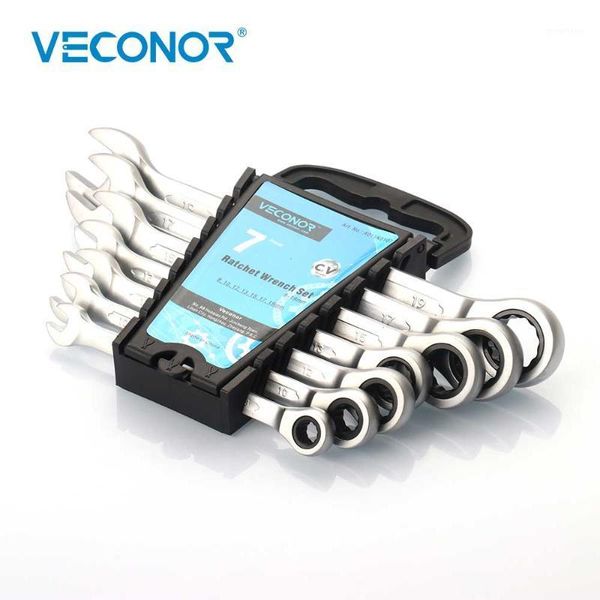 7pcs ratchet wrench key set combination ratcheting spanner 8-19mm dull polish fixed head 72t spanner tool with rack packed1
7pcs ratchet wrench key set combination ratcheting spanner 8-19mm dull polish fixed head 72t spanner tool with rack packed1