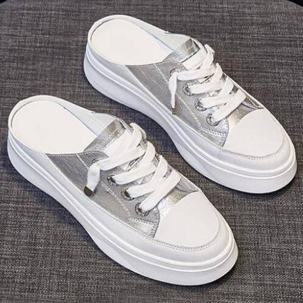 slippers for women summer new fashion no heel platform flats shoes women's white shoes casual sneakers lazy shoes xx667 y1123, Black
slippers for women summer new fashion no heel platform flats shoes women's white shoes casual sneakers lazy shoes xx667 y1123, Black