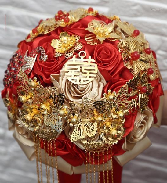 personality chinese bride wedding holding flowers artificial hemisphere flower wedding bridal bouquet marriage accessories la3511
personality chinese bride wedding holding flowers artificial hemisphere flower wedding bridal bouquet marriage accessories la3511