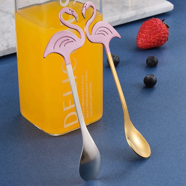 coffee 304 stainless steel flamingo dessert hanging cup cute cartoon stirring spoon manufacturers selling
coffee 304 stainless steel flamingo dessert hanging cup cute cartoon stirring spoon manufacturers selling