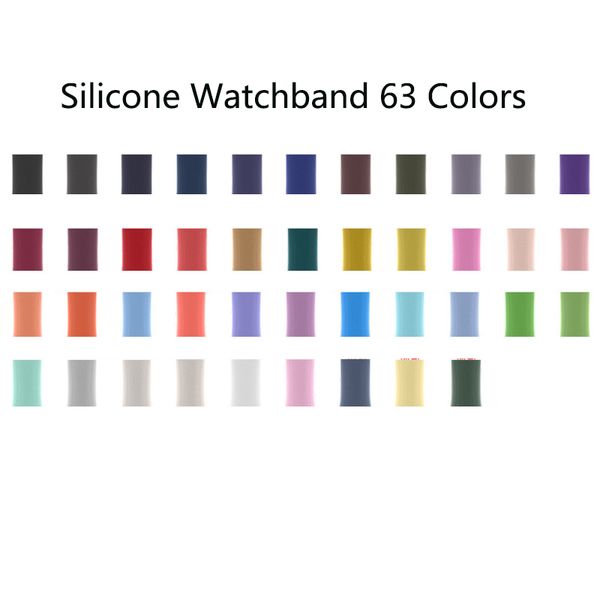63 colors silicone watchband loop sport watch bands replacement strap iwatch accessories for apple watch series 6 5 4 3 2
63 colors silicone watchband loop sport watch bands replacement strap iwatch accessories for apple watch series 6 5 4 3 2