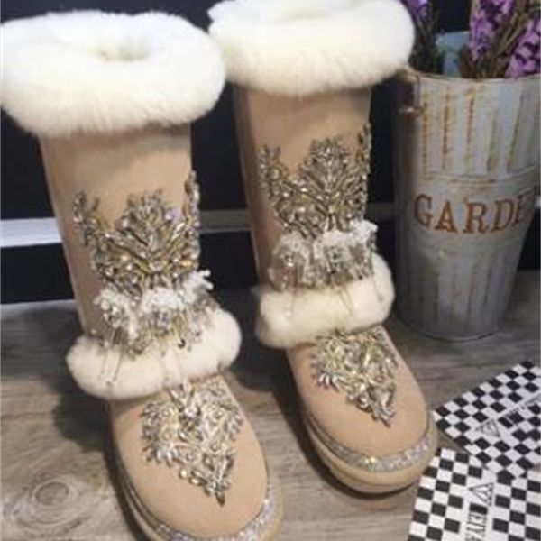 2020 american and originals rhinestone totem backyard grand leather rabbit wool genuine high snow boots cotton 1kst, Black
2020 american and originals rhinestone totem backyard grand leather rabbit wool genuine high snow boots cotton 1kst, Black