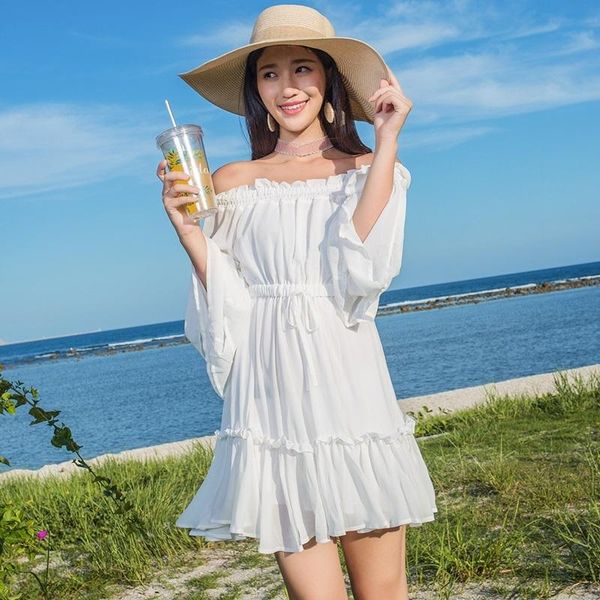 sweet word slim slimming bohemian dress seaside vacation beach skirt, Black;pink
sweet word slim slimming bohemian dress seaside vacation beach skirt, Black;pink