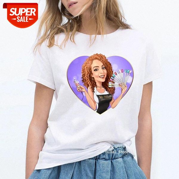 Vogue Nail art print t shirt women funny white t-shirt femme Manicure shop work clothes Personalized custom tshirt wholesale #kX8a
Vogue Nail art print t shirt women funny white t-shirt femme Manicure shop work clothes Personalized custom tshirt wholesale #kX8a