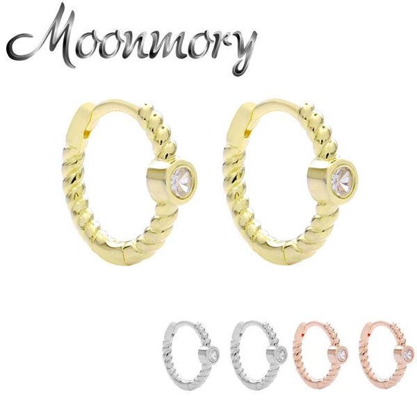 hoop & huggie moonmory 925 sterling silver twist spiral round zircon huggies earrings for women statement evil eye female brincos jewelry, Golden;silver
hoop & huggie moonmory 925 sterling silver twist spiral round zircon huggies earrings for women statement evil eye female brincos jewelry, Golden;silver