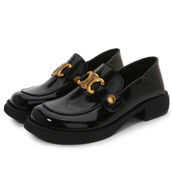 designer loafers women dress shoes luxury margaret loafer with triomphe chain in polished bull flat heel bulky toe shape eu34-40 with box we, Black
designer loafers women dress shoes luxury margaret loafer with triomphe chain in polished bull flat heel bulky toe shape eu34-40 with box we, Black