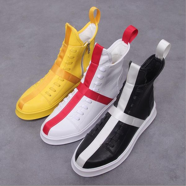 men fashion causal shoes male spring autumn youth thick bottom platform breathable leisure ankle boots dha29, Black
men fashion causal shoes male spring autumn youth thick bottom platform breathable leisure ankle boots dha29, Black
