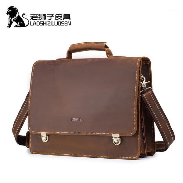 briefcases laoshizi men's lapbag leather lawyer/office bags messenger crazy horse business bag1
briefcases laoshizi men's lapbag leather lawyer/office bags messenger crazy horse business bag1