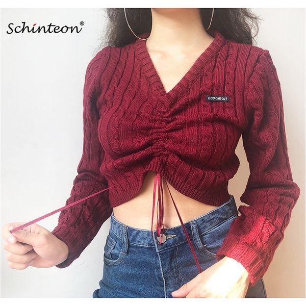 schinteon женщины preppy style вязаный пуловер свитер v шеи вязание короткие тонкие верхние кружева вязание нового f sqcvhw pp2006, Black
schinteon женщины preppy style вязаный пуловер свитер v шеи вязание короткие тонкие верхние кружева вязание нового f sqcvhw pp2006, Black