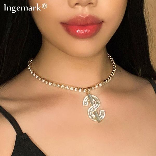 unique iced out rhinestone $/dollar/usd shape choker necklace women statement luxury cuban chain necklacs women jewelry, Silver
unique iced out rhinestone $/dollar/usd shape choker necklace women statement luxury cuban chain necklacs women jewelry, Silver