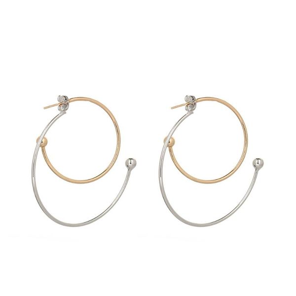 fashion women spiral hoop earrings statement wedding gift party ear jewelry, Golden;silver
fashion women spiral hoop earrings statement wedding gift party ear jewelry, Golden;silver