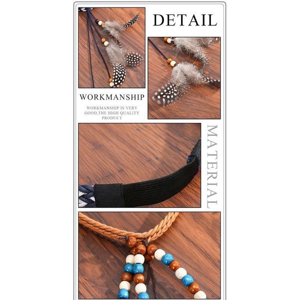 haimeikang fashion boho peacock hairband feather headband beads braided ribbon headdress women girls elasticity hair acc qyljjw
haimeikang fashion boho peacock hairband feather headband beads braided ribbon headdress women girls elasticity hair acc qyljjw